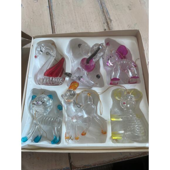 Unknown Other - Vintage set of 6 Crystalite Pets
